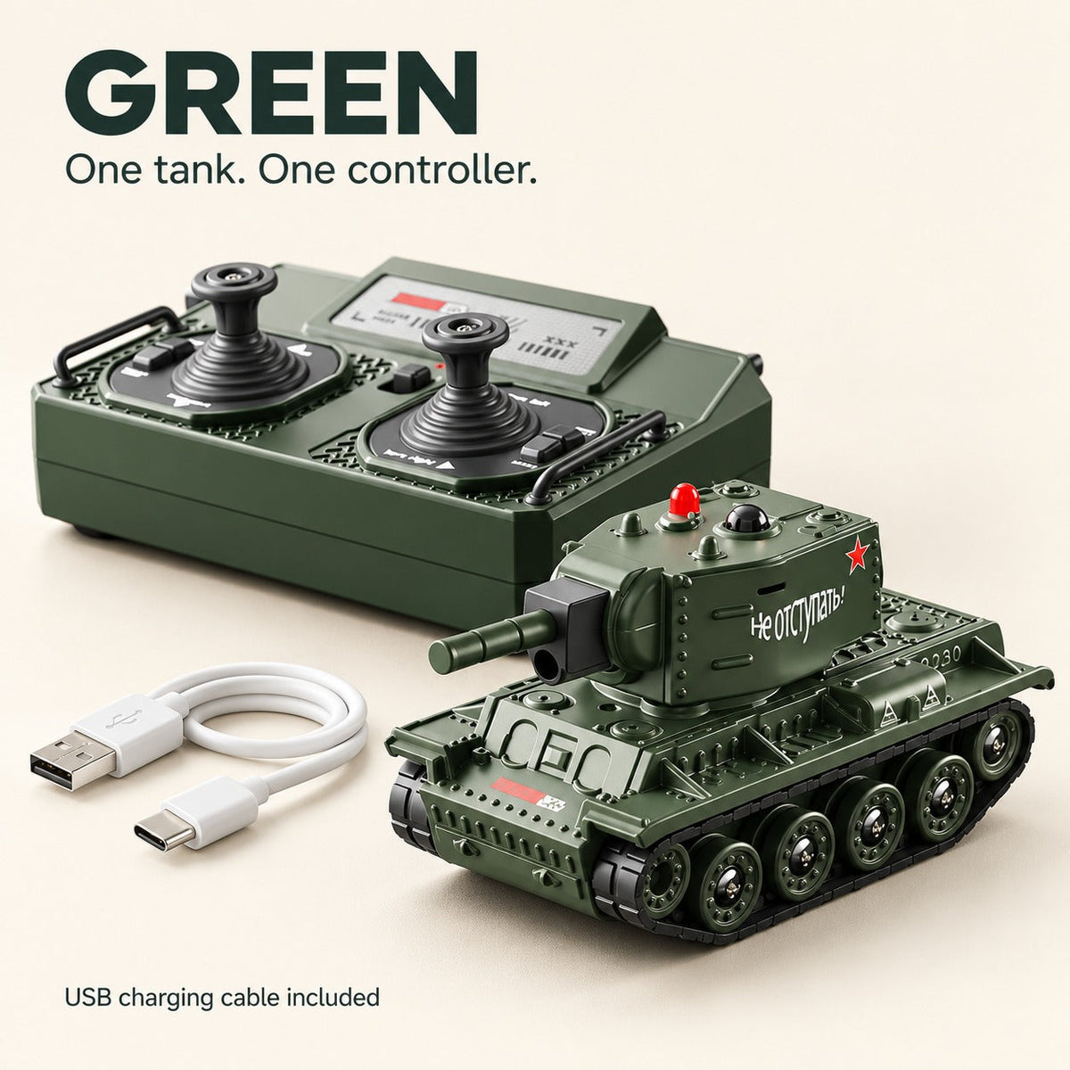🎮 Mini RC Battle Tank – 1:64 Infrared Duels