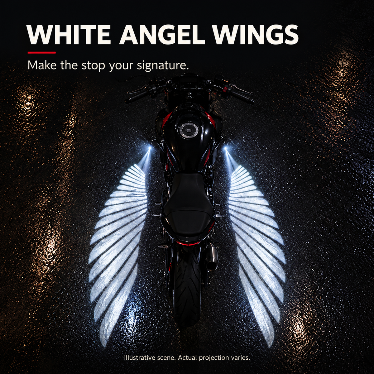 🏍️ Motorcycle Ground Projection Lights