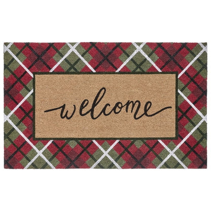 MerryWelcome Christmas Coir Doormat – 7 Festive Designs