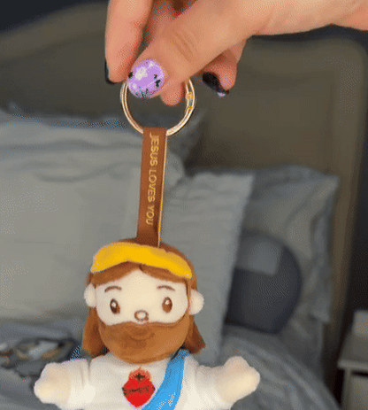 Faith Companion Jesus Plush Keychain