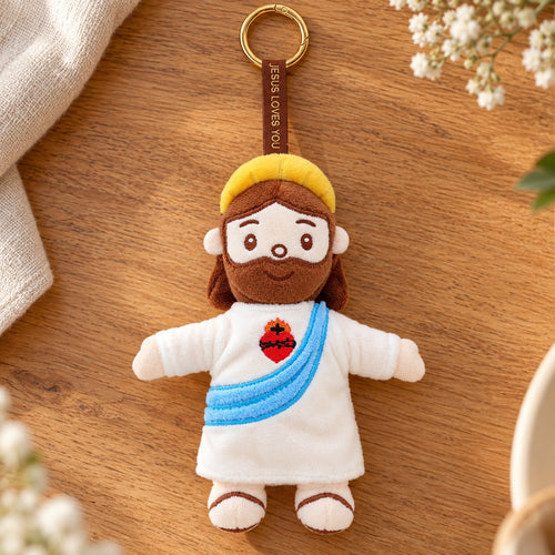 Faith Companion Jesus Plush Keychain