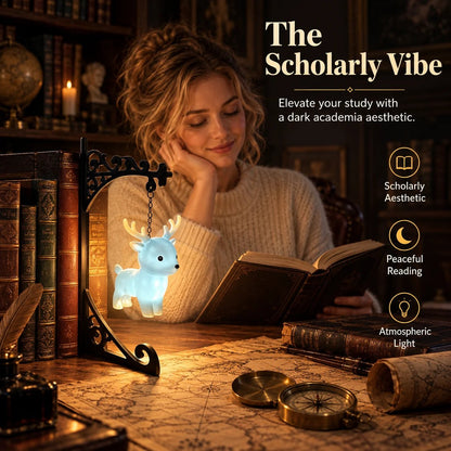 Vintage gotische Bibliothekslaterne mit LED-Beleuchtung