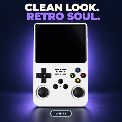 White R36S handheld, front view