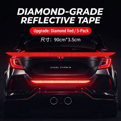 Reflective Car Sticker Strips for Trunk & Rear Bumper