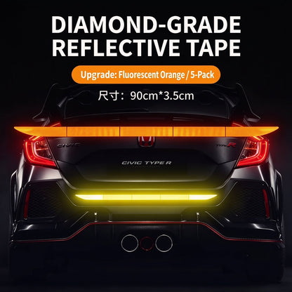 Reflective Car Sticker Strips for Trunk & Rear Bumper