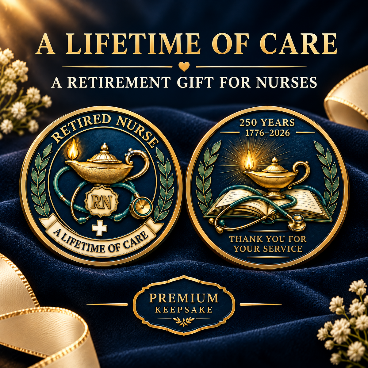 Healthcare Retirement Challenge Coin Collection - image 1