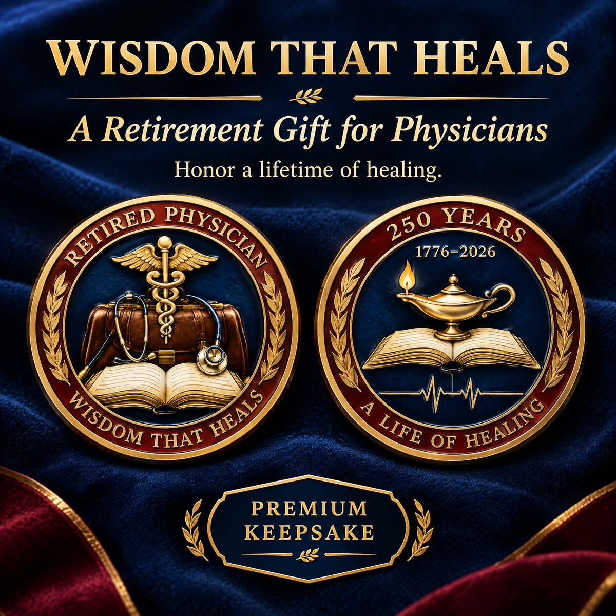 Healthcare Retirement Challenge Coin Collection - image 3