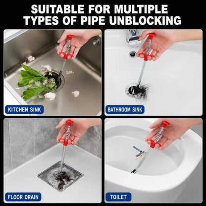 🔥50% off – a hit with German families：Professional Drain Cleaning Tool for Unclogging Kitchen Sinks
