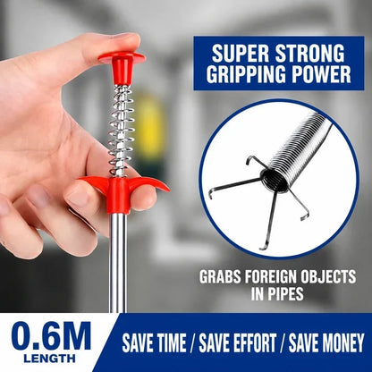 🔥50% off – a hit with German families：Professional Drain Cleaning Tool for Unclogging Kitchen Sinks
