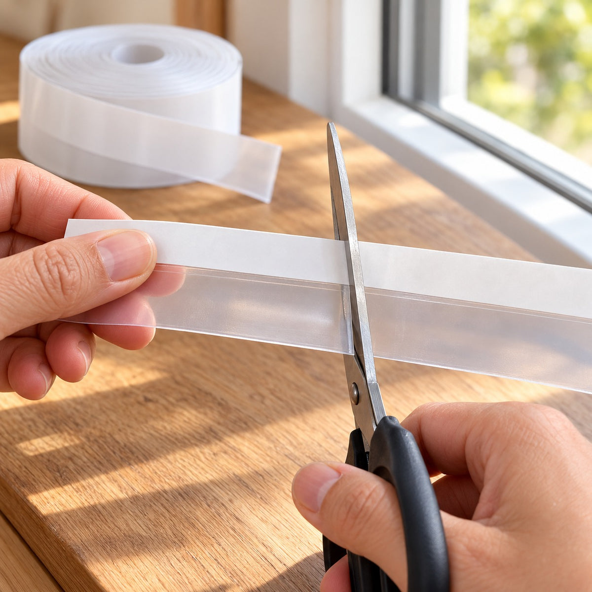 Clear Self-Adhesive Door & Window Seal Strip