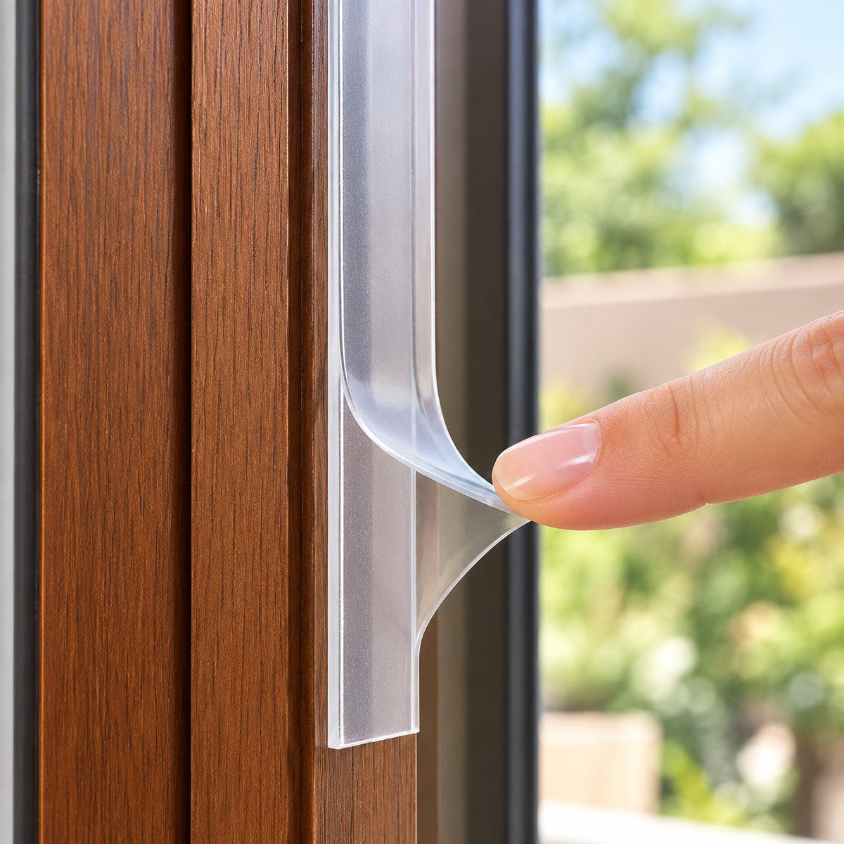Clear Self-Adhesive Door & Window Seal Strip