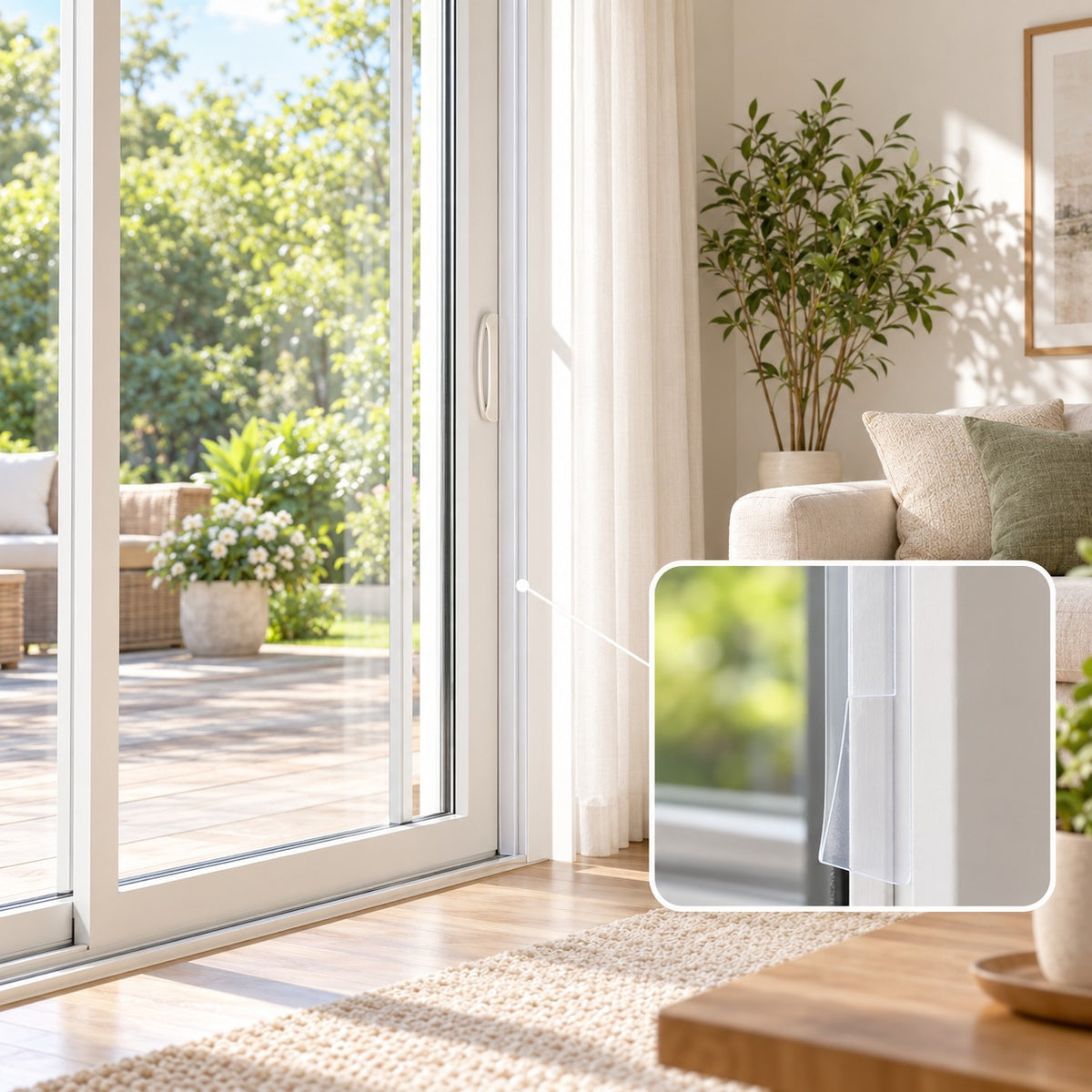 Clear Self-Adhesive Door & Window Seal Strip