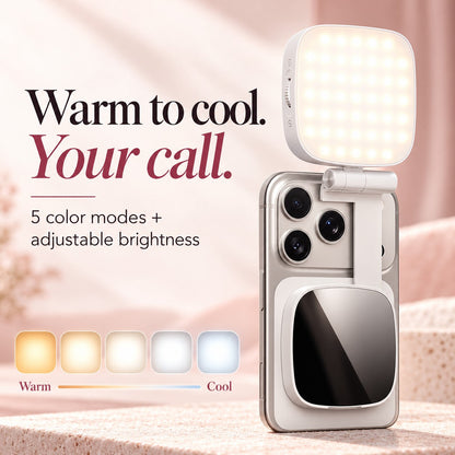 Five color modes and adjustable brightness