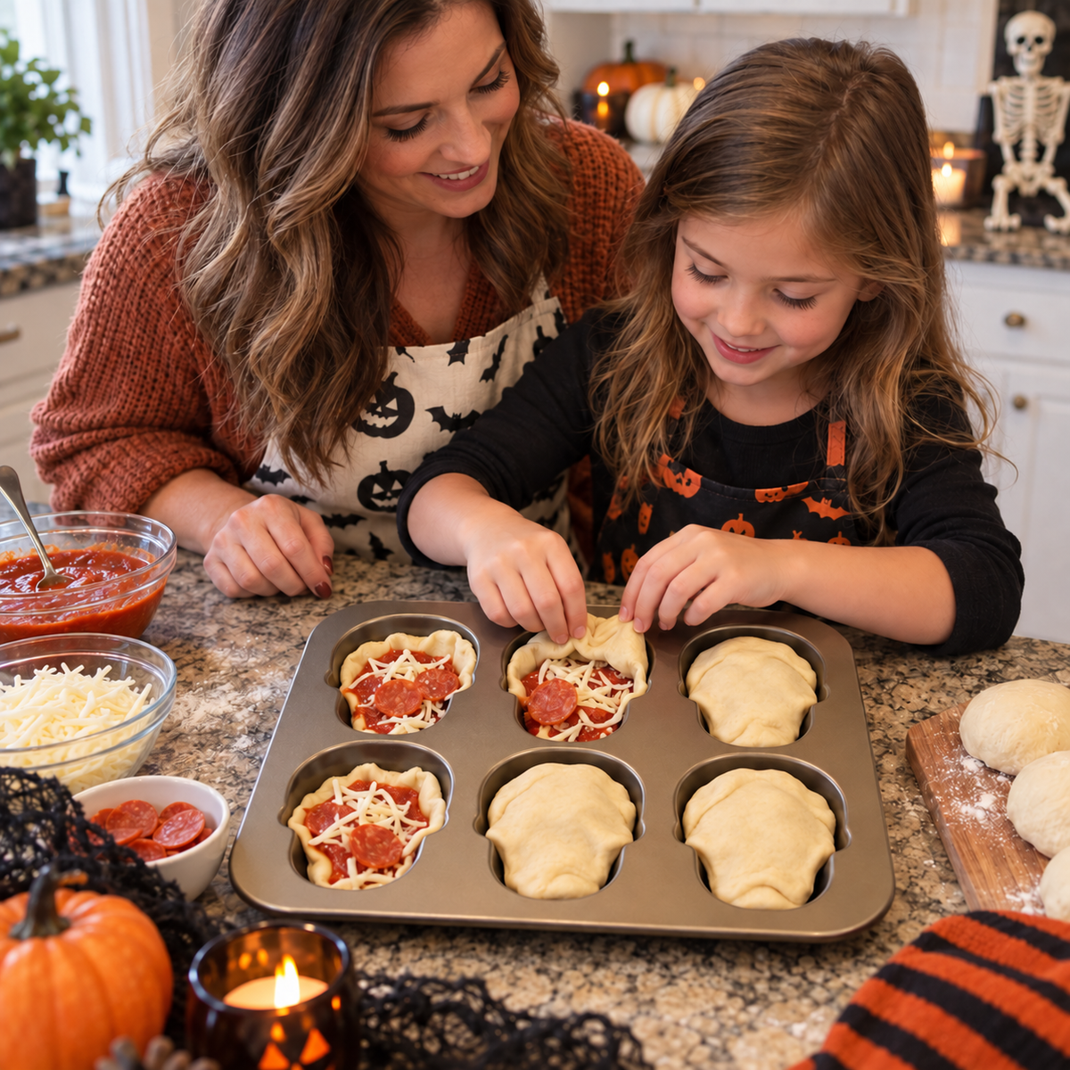 Skull Bites | 6-Cavity Halloween Baking Pan