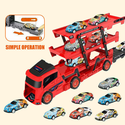 Car Carrier Toy with Track and Launcher – product image