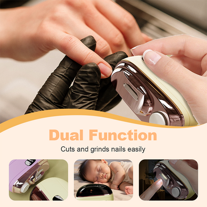 LIMITED-TIME 50% OFF! 💅 2-in-1 Smart Electric Nail Clipper & Polisher 🌟