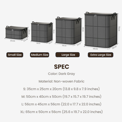 ⚡50% OFF Factory Clearance –📦Foldable Storage Tote – Waterproof, Dustproof, Big & Portable