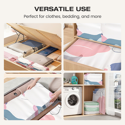 💞50K+ SOLD!🧳💨 No‑Pump Vacuum Storage Bags