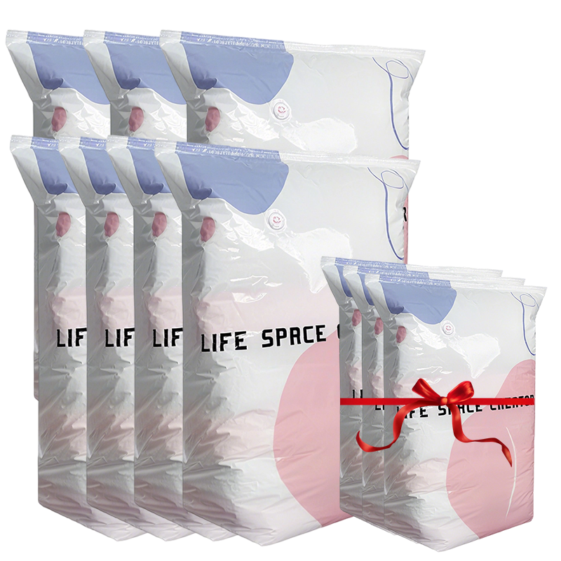 💞50K+ SOLD!🧳💨 No‑Pump Vacuum Storage Bags