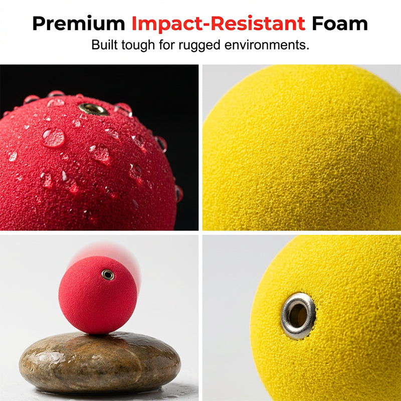 🎣 High-Buoyancy Fishing Float Kit - Precision Weighted Foam Bobbers