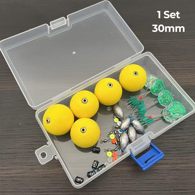 🎣 High-Buoyancy Fishing Float Kit - Precision Weighted Foam Bobbers
