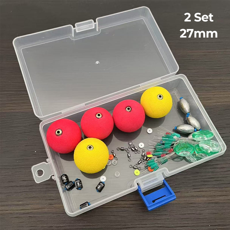 🎣 High-Buoyancy Fishing Float Kit - Precision Weighted Foam Bobbers