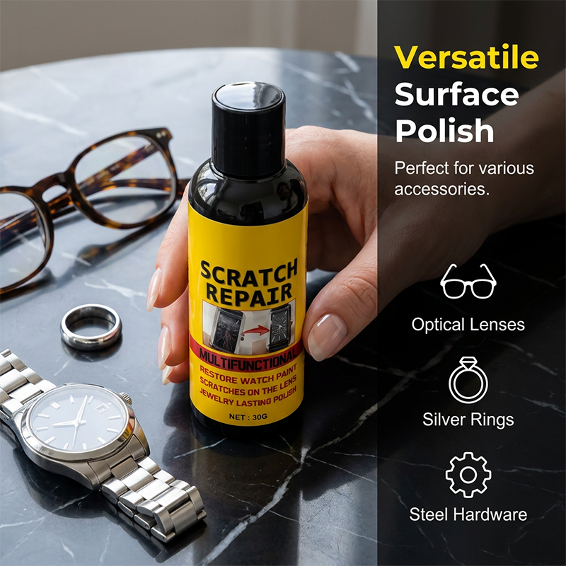 ✨ Multifunctional Scratch Repair Polish – Polishing Paste for Light Surface Marks on Watches, Jewelry & Metal