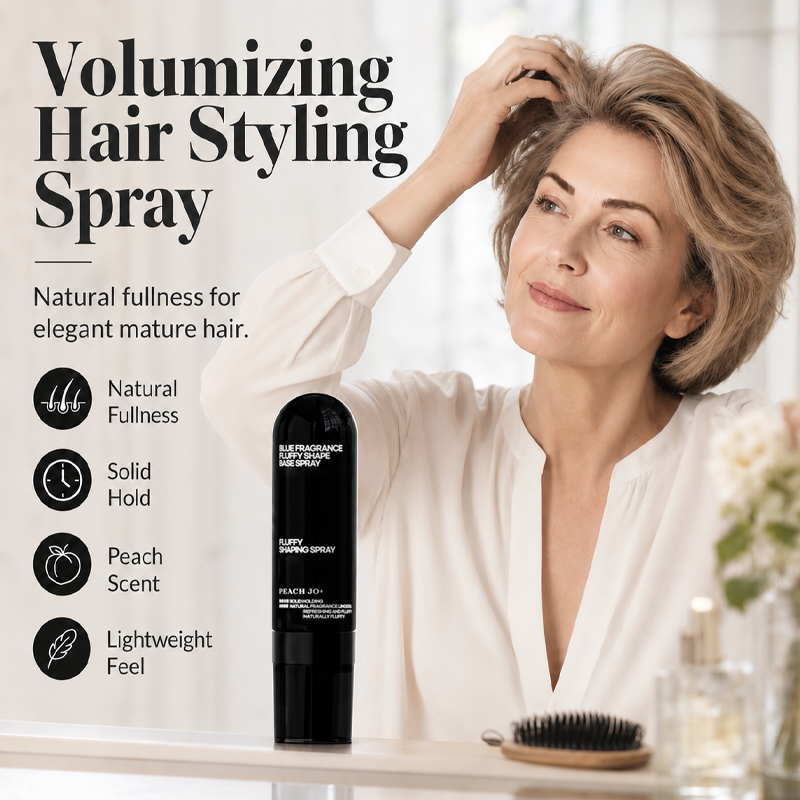 🔥Black Friday Buy 1 get 1 free🔥 Fluffy Hair Shaping Spray – Volume-Boosting Spray with Long-Lasting Hold & Peach Scent