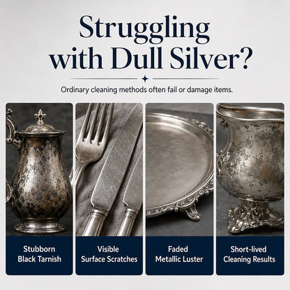 ✨✨ Anti-Tarnish Silver Polish Cream – Shine & Restore Silver Jewelry and Metalware