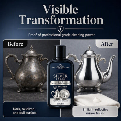 ✨✨ Anti-Tarnish Silver Polish Cream – Shine & Restore Silver Jewelry and Metalware