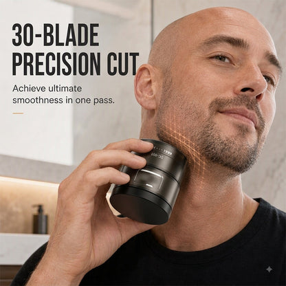 2-in-1 Electric Shaver and Beard Trimmer with Digital Display