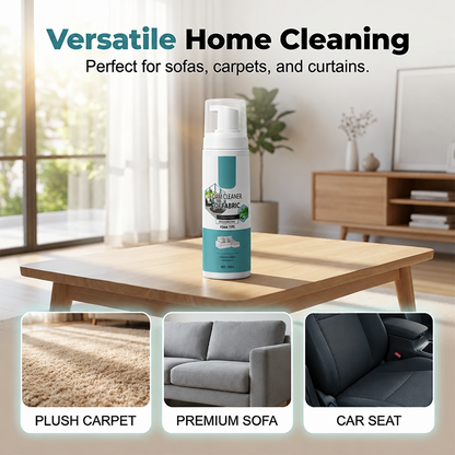 ✨ No-Rinse Fabric Cleaner Foam – Deep Clean & Refresh Sofas, Carpets & Upholstery Without Water
