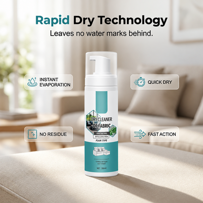 ✨ No-Rinse Fabric Cleaner Foam – Deep Clean & Refresh Sofas, Carpets & Upholstery Without Water