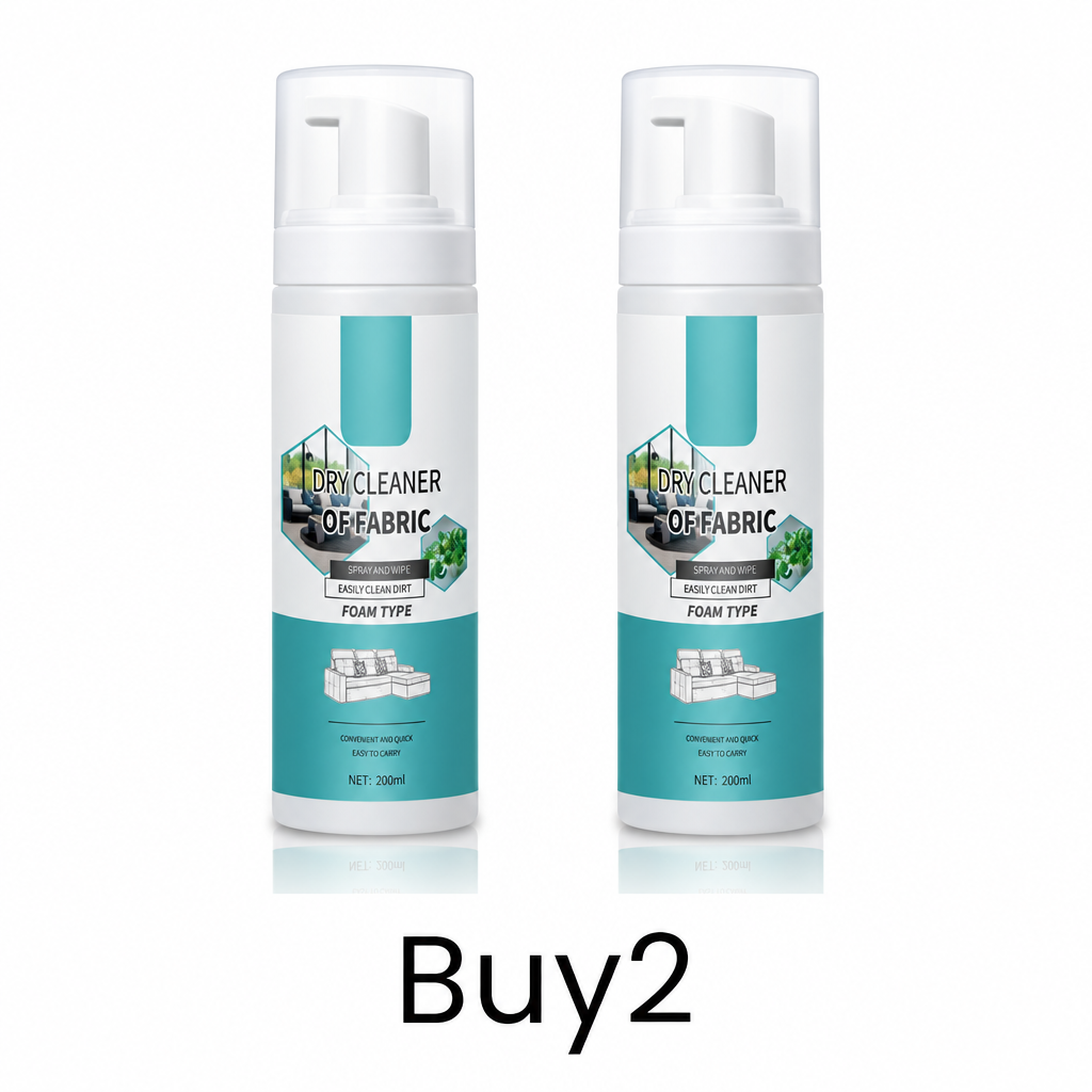 ✨ No-Rinse Fabric Cleaner Foam – Deep Clean & Refresh Sofas, Carpets & Upholstery Without Water