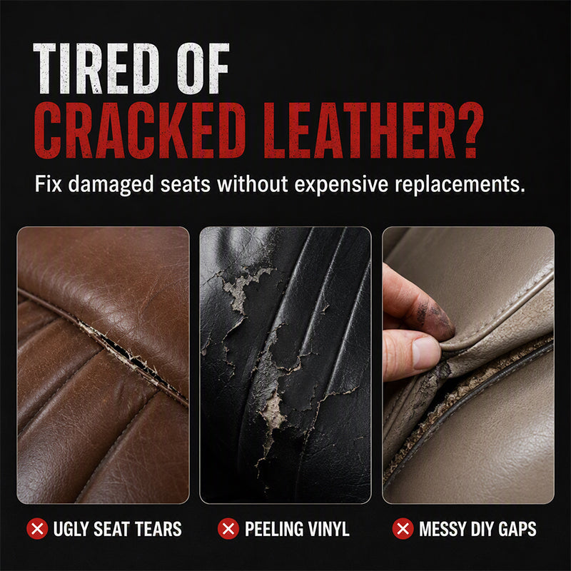 🚗Buy 1 Get 1 Free NOW🔥!! Quick Dry Car Seat Leather Repair Glue‑ Precision Nozzle Vinyl & Leather Adhesive, Permanent Bond Repair Glue for Car Seats, Sofas & Leather Furnitures