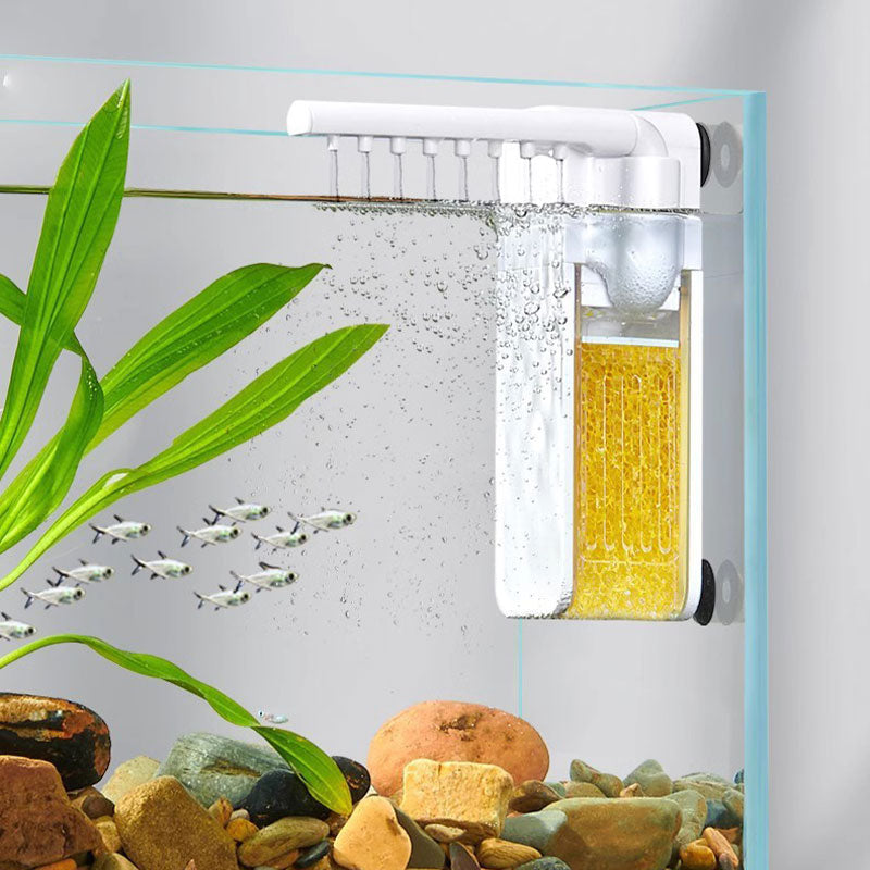 🐠 Multifunctional Mini Aquarium Filter – Compact Water Filtration System for Small Fish Tanks