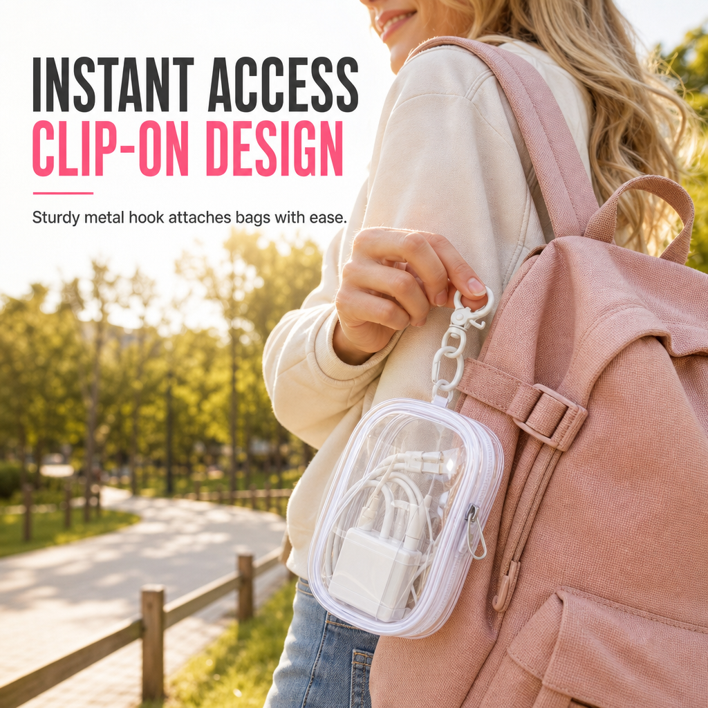 Clear Clip-On Cable Pouch 🔎 – No-Dig Cable Identification Helper