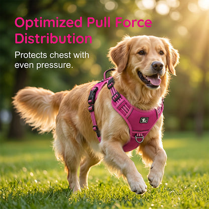 🎀Outdoor Heavy-Duty Adjustable No-Pull Dog Harness with Control Handle