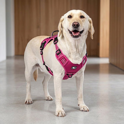🎀Outdoor Heavy-Duty Adjustable No-Pull Dog Harness with Control Handle