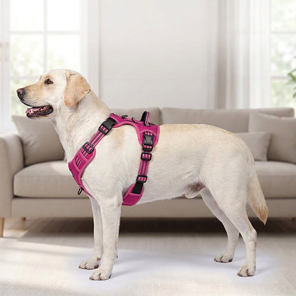 🎀Outdoor Heavy-Duty Adjustable No-Pull Dog Harness with Control Handle