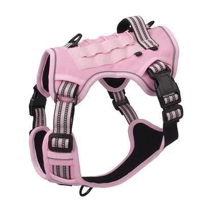 🎀Outdoor Heavy-Duty Adjustable No-Pull Dog Harness with Control Handle