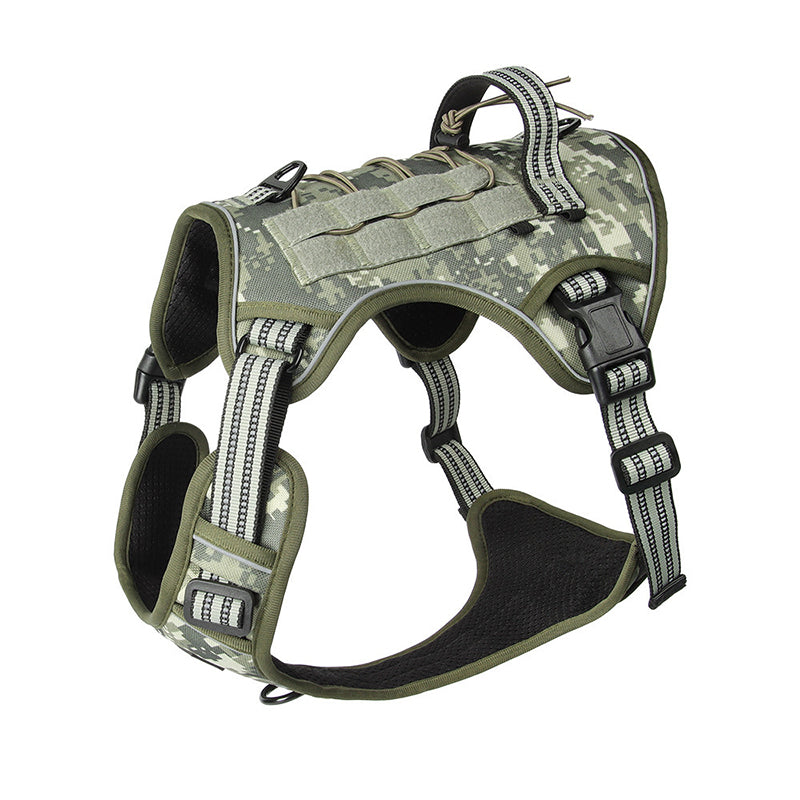 🎀Outdoor Heavy-Duty Adjustable No-Pull Dog Harness with Control Handle