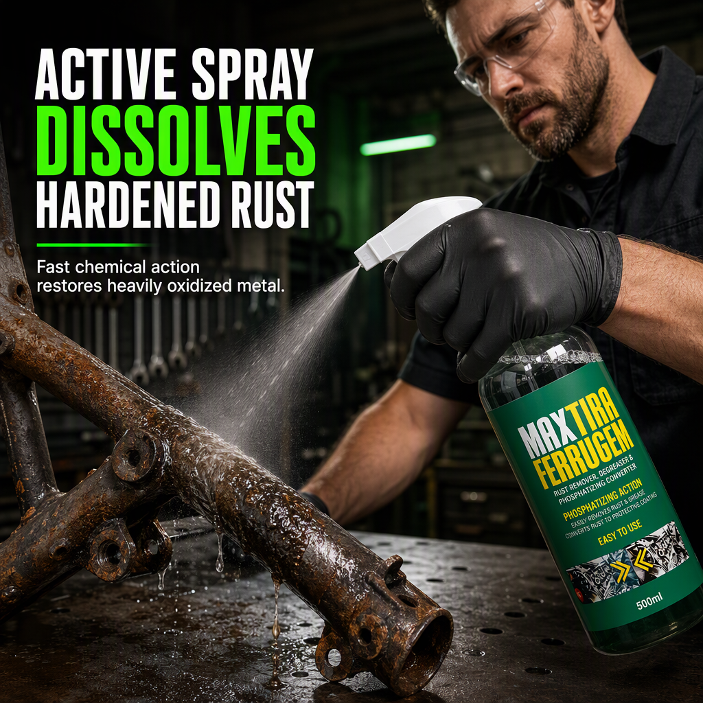 🔧 LIMITED-TIME 50% OFF! 💨 3 in 1 Rust Remover & Phosphating Agent – Degrease, Remove Rust, Anti-Rust ✨
