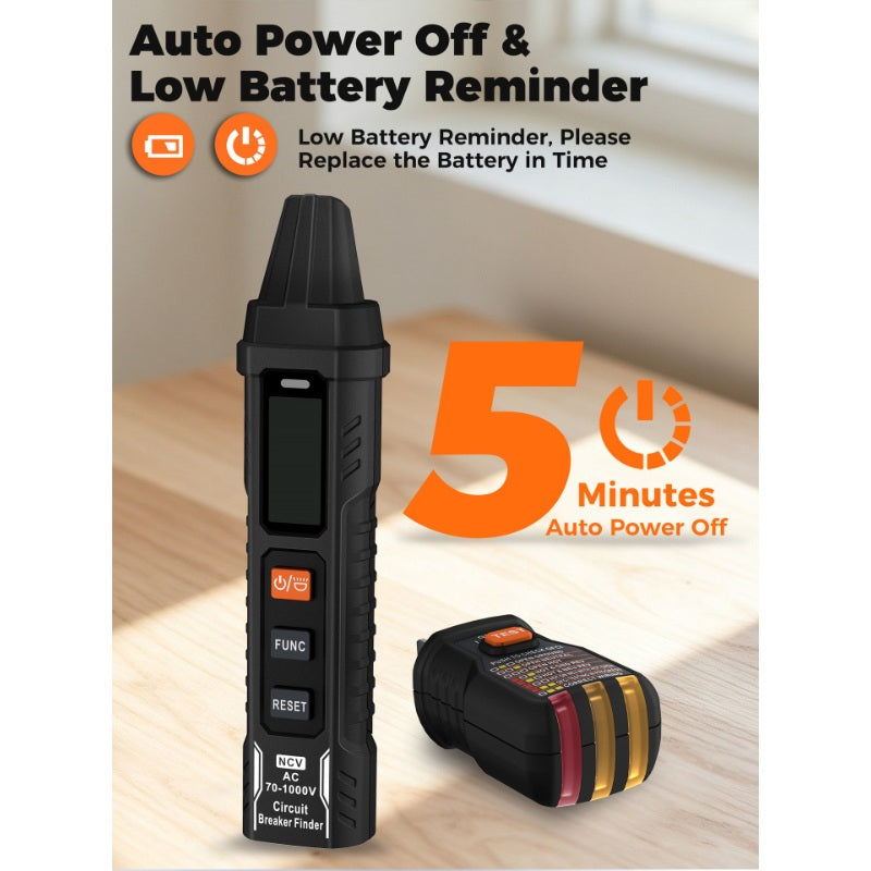 ✨⚡️Digital Circuit Breaker Finder with Socket Tester