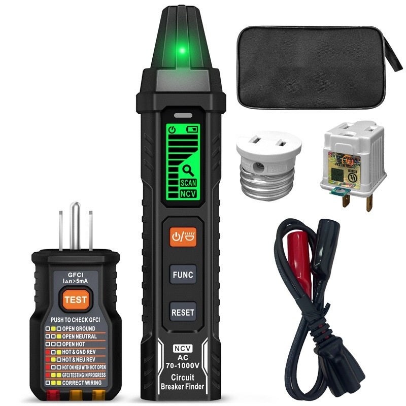 ✨⚡️Digital Circuit Breaker Finder with Socket Tester