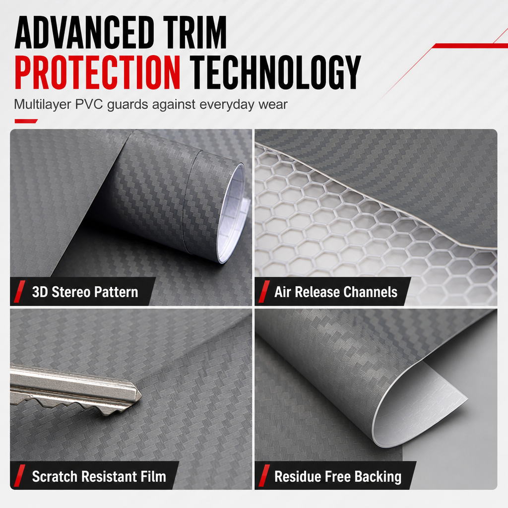 🎁Last Day Promotion 50% OFF🔥Carbon Fiber Interior Trim Film