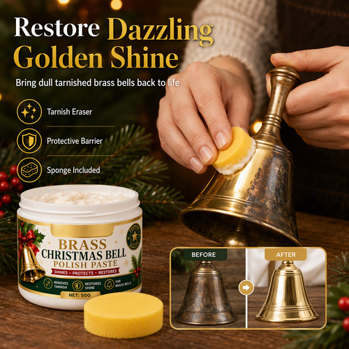 🔥 Brass Bell and Copper Polish Cream for Tarnish and Oxidation Removal