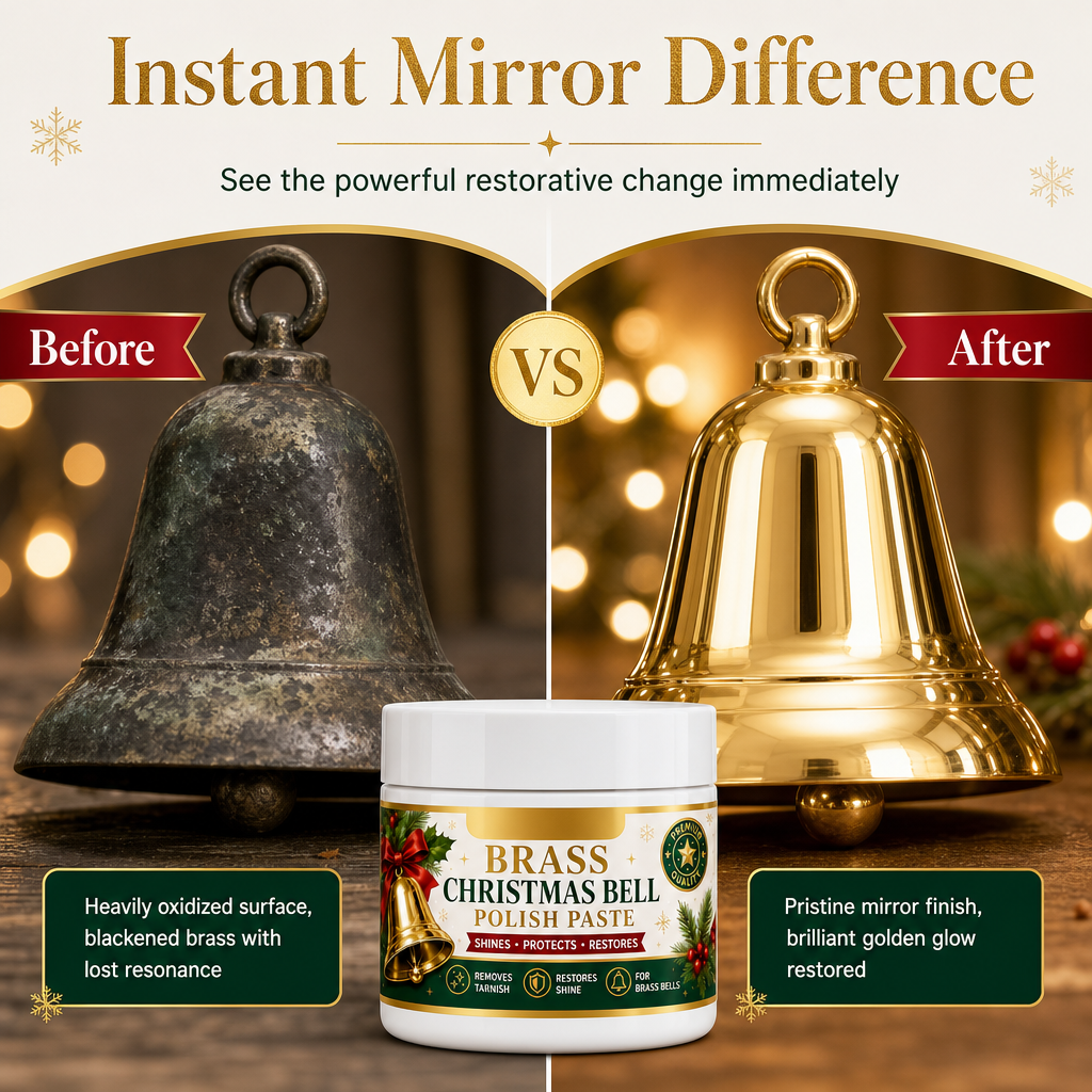 🔥 Brass Bell and Copper Polish Cream for Tarnish and Oxidation Removal