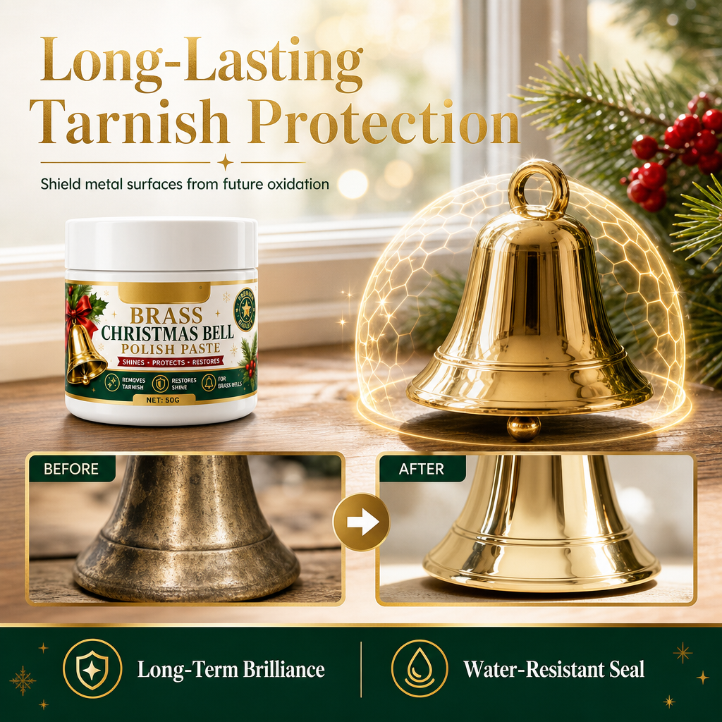 🔥 Brass Bell and Copper Polish Cream for Tarnish and Oxidation Removal