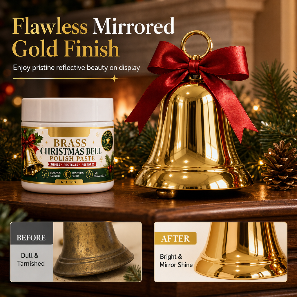 🔥 Brass Bell and Copper Polish Cream for Tarnish and Oxidation Removal